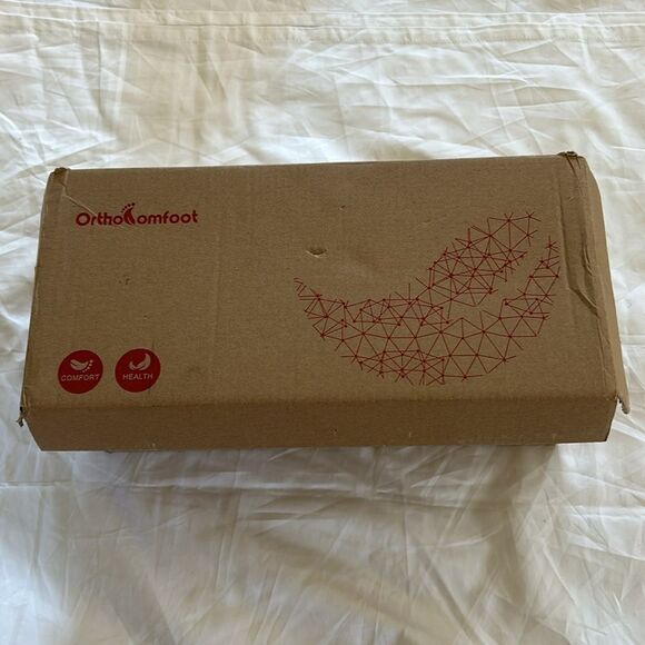 OrthoComfoot Orthopedic Slip-On Loafers Walking Shoes, Beige, EU41 US9.5 NWT - Picture 13 of 13